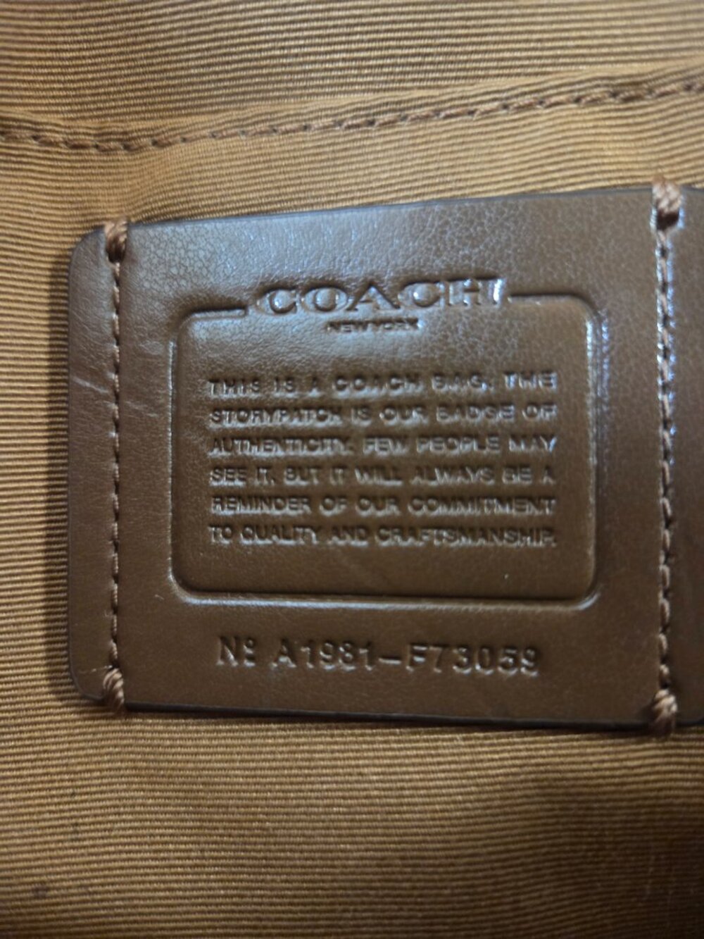 Coach Mini Sierra Satchel - snakeskin embossed leather - Picture 5 of 9